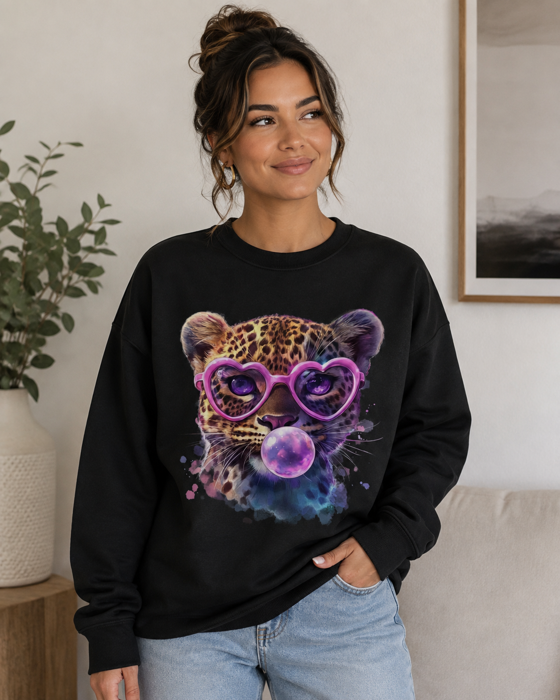 Love Leopard – Custom Printed Sweatshirt
