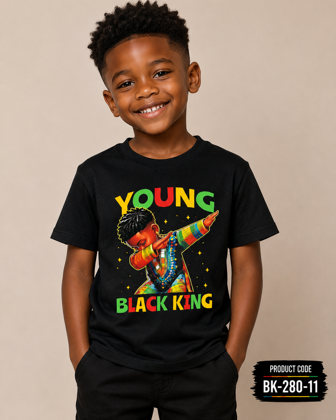 Young Black King
