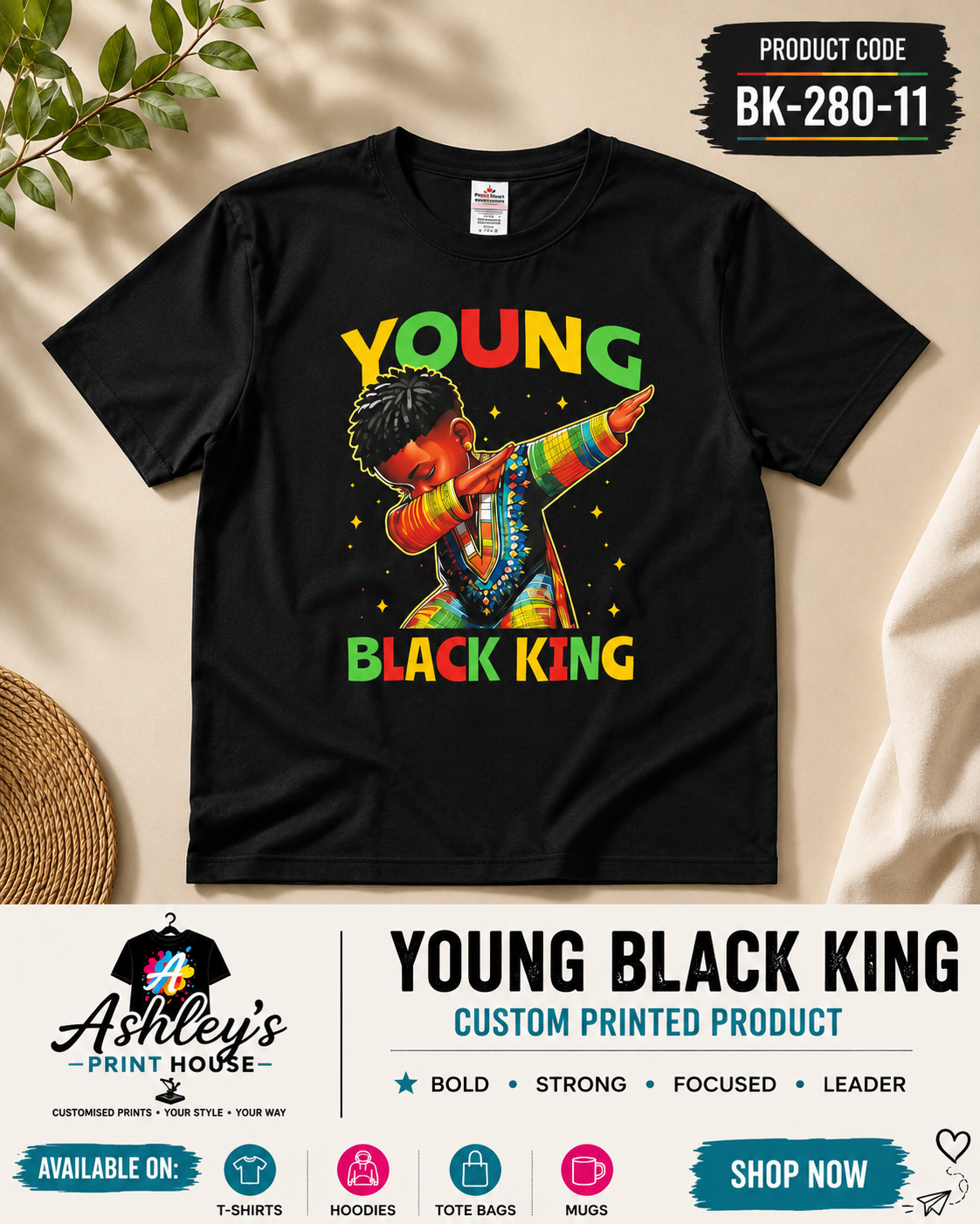 Young Black King