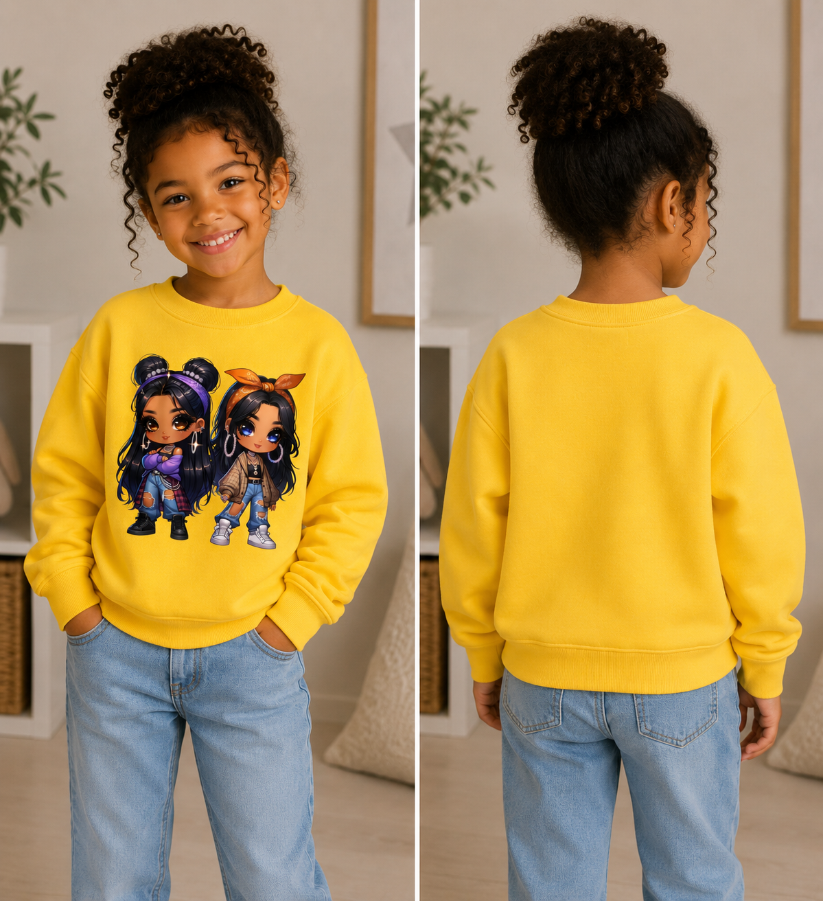 Besties – Custom Printed Kids Sweatshirt