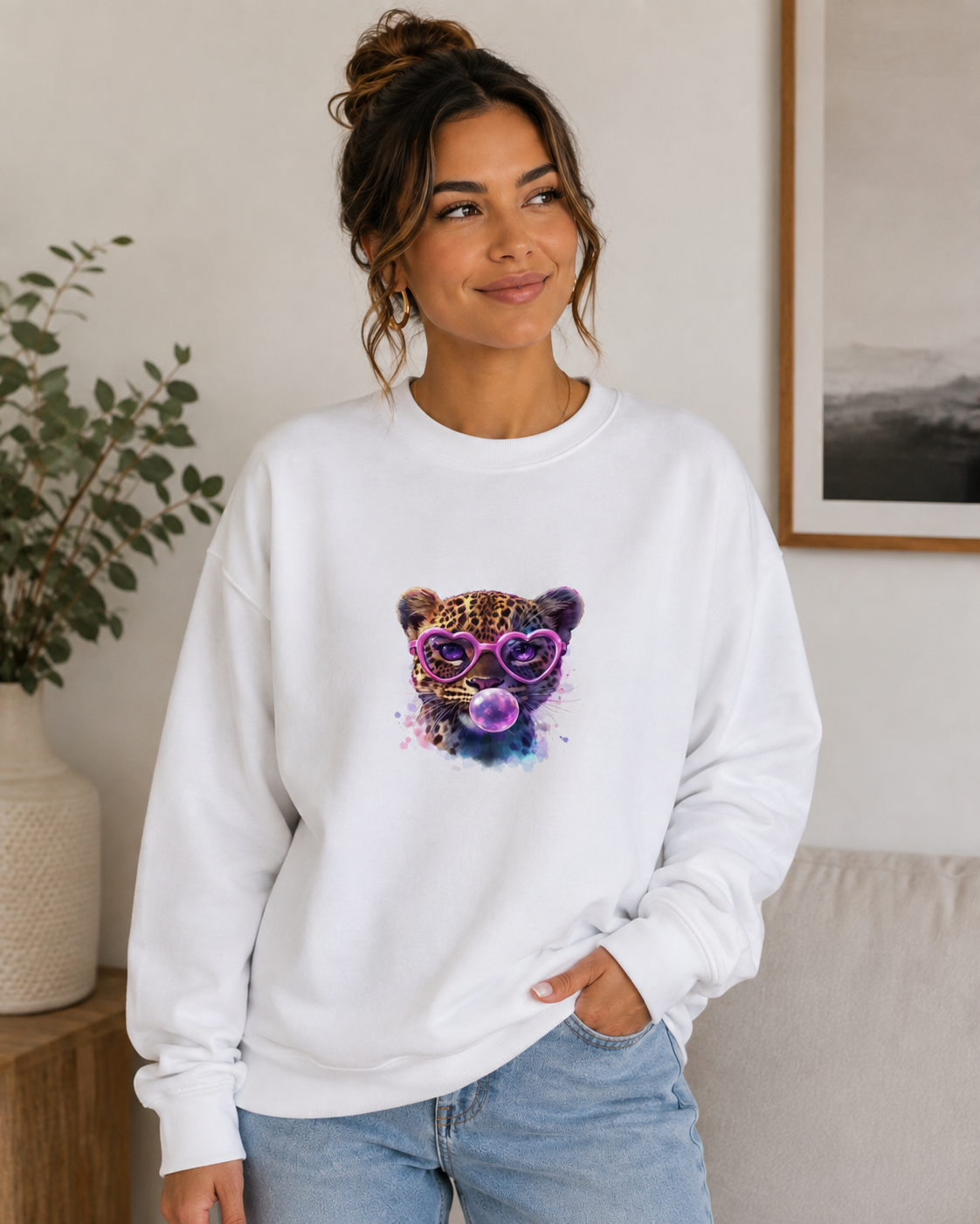 Love Leopard – Custom Printed Sweatshirt