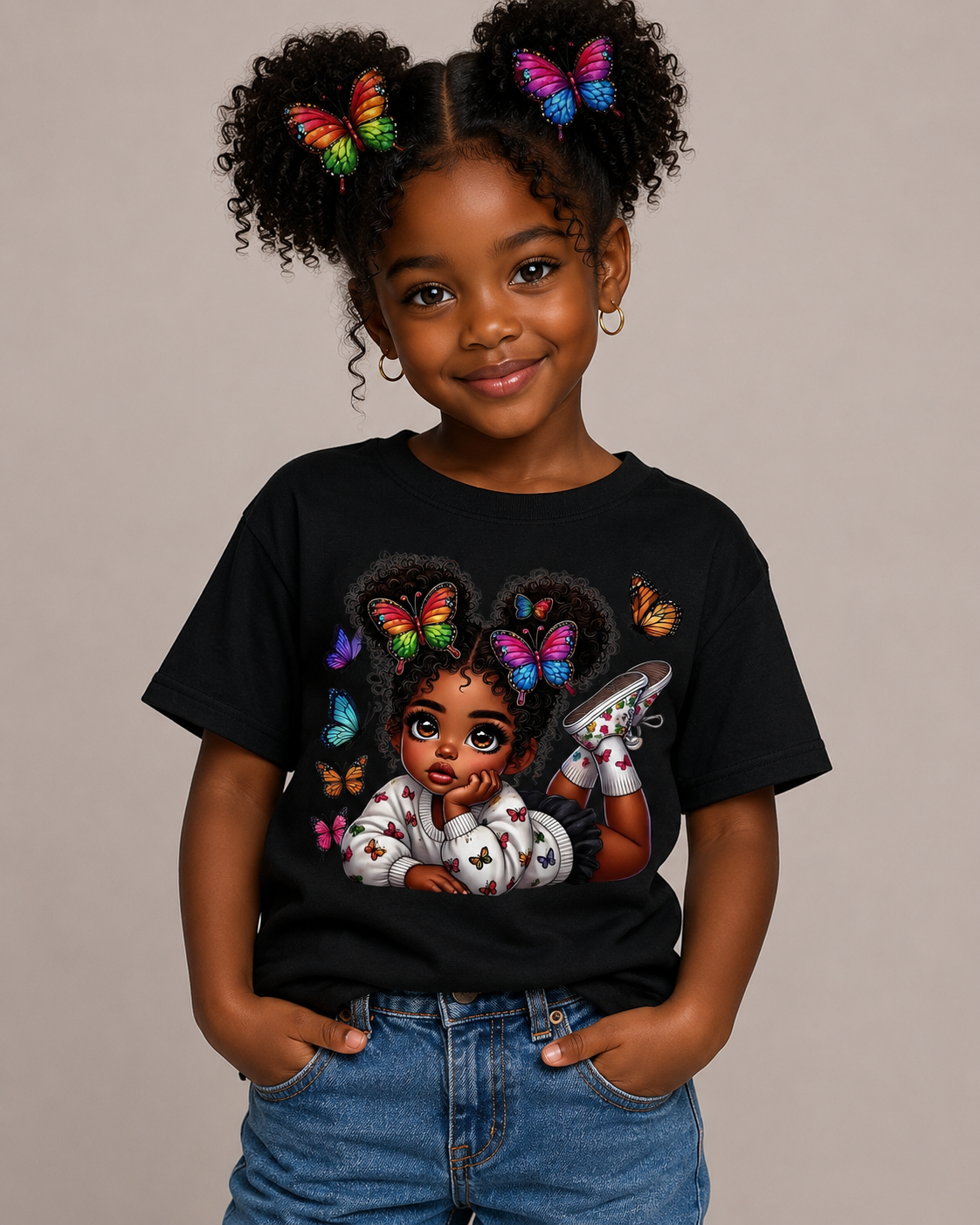 Butterfly Dreams Kids Graphic T-Shirt