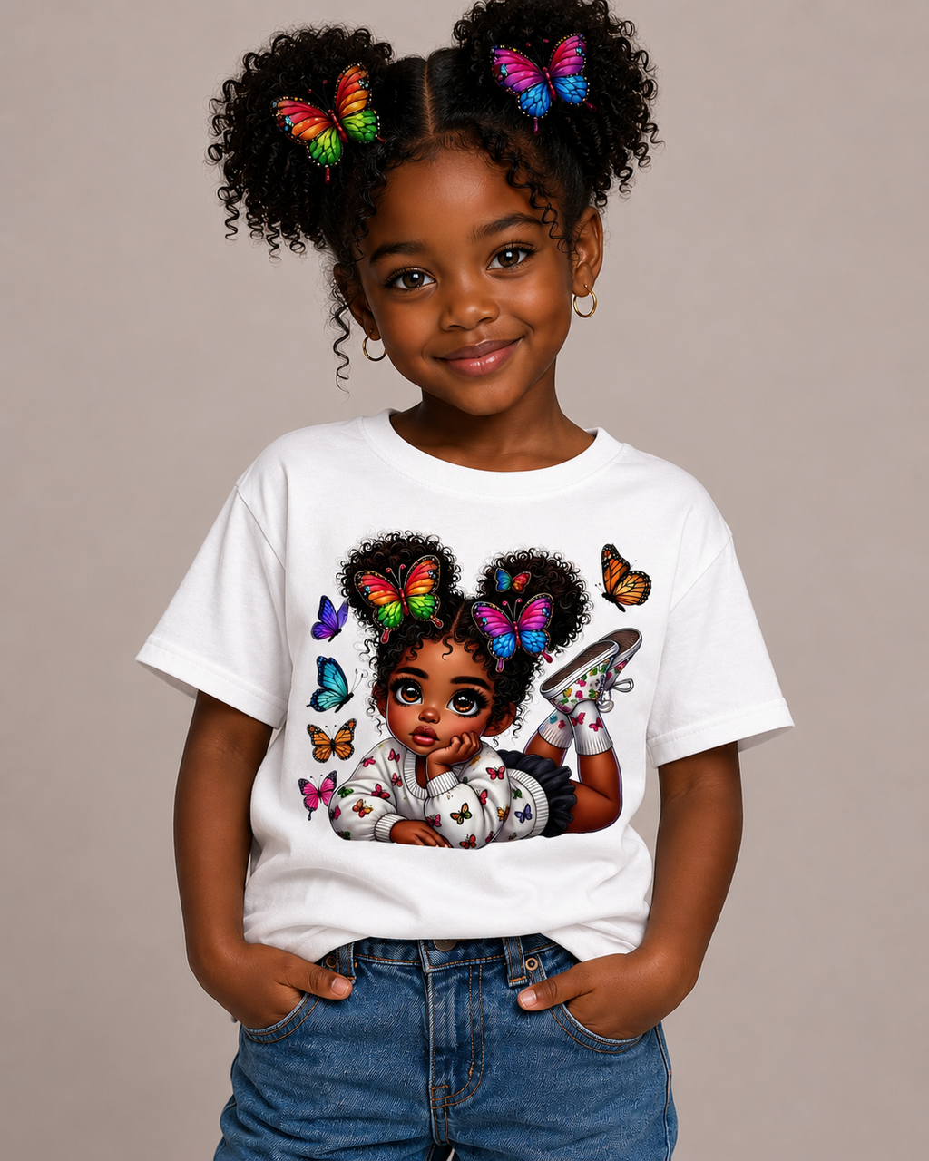 Butterfly Dreams Kids Graphic T-Shirt